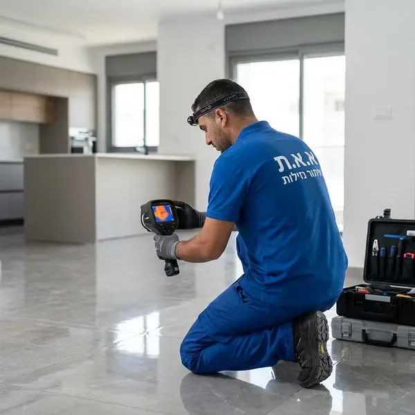 איתור נזילות מים בבית ברצפות