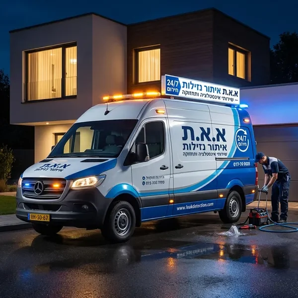 שירותי חירום 24/7 לאיתור נזילות
